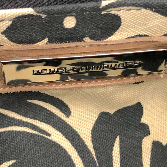 REBECCA MINKOFF LARGE SIZE MIXED MEDIA SATCHEL - Picture 5 of 8